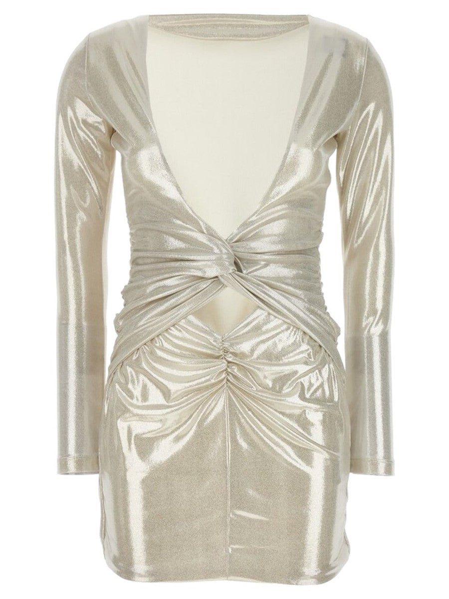 Vulcaia mini abito laminato-Pinko-Abiti-Vittorio Citro Boutique