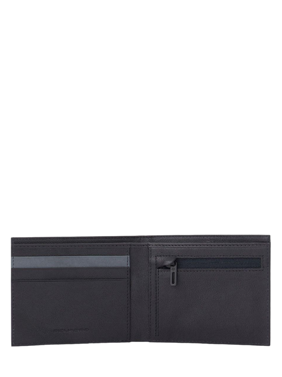Portafoglio uomo sottile con porta monete keith-Portafogli-Piquadro-Vittorio Citro Boutique