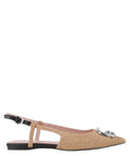 Slingback Coccinelle C-Me Ragno con Punta e Tacco Basso
