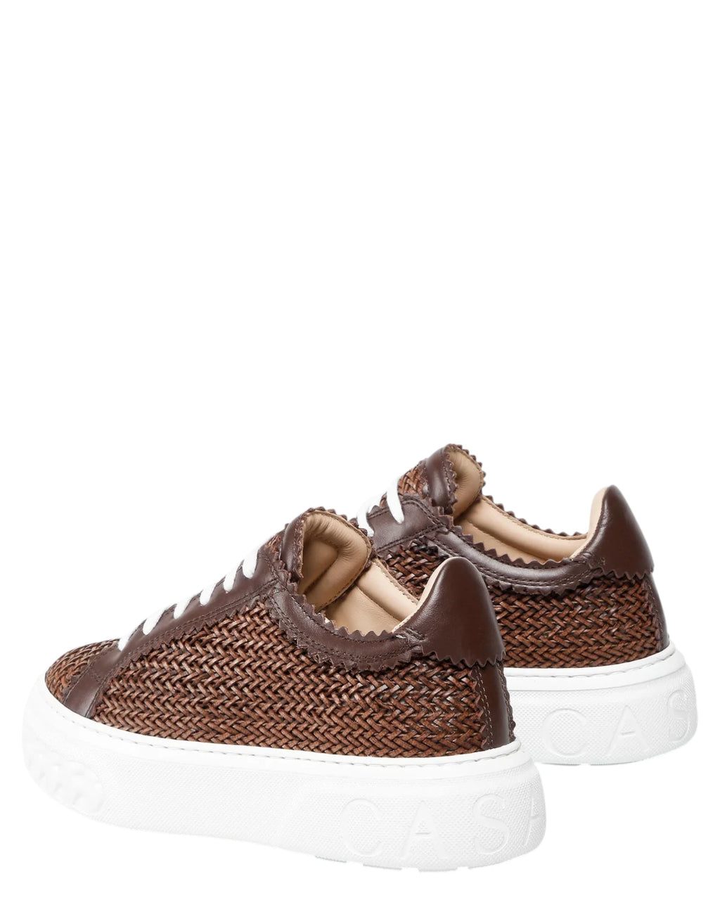 Women's Off Road Hanoi woven leather sneakers