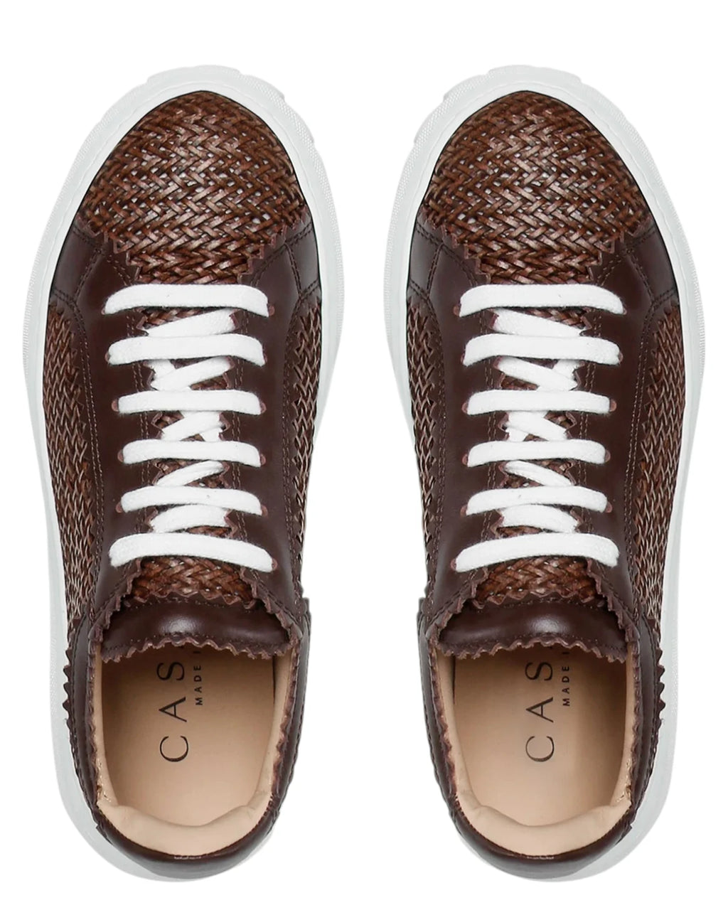 Women's Off Road Hanoi woven leather sneakers