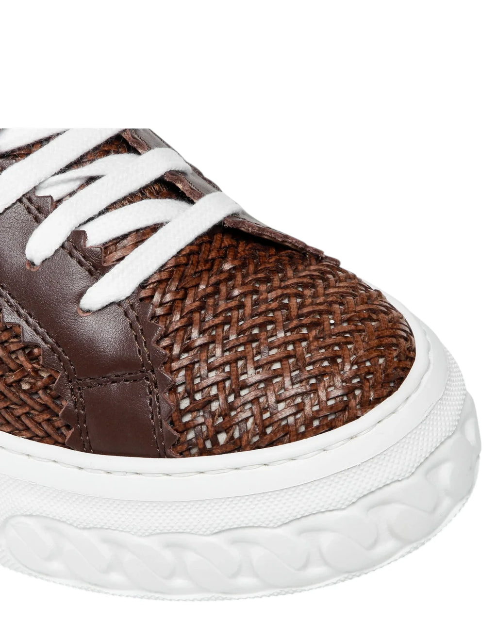 Women's Off Road Hanoi woven leather sneakers