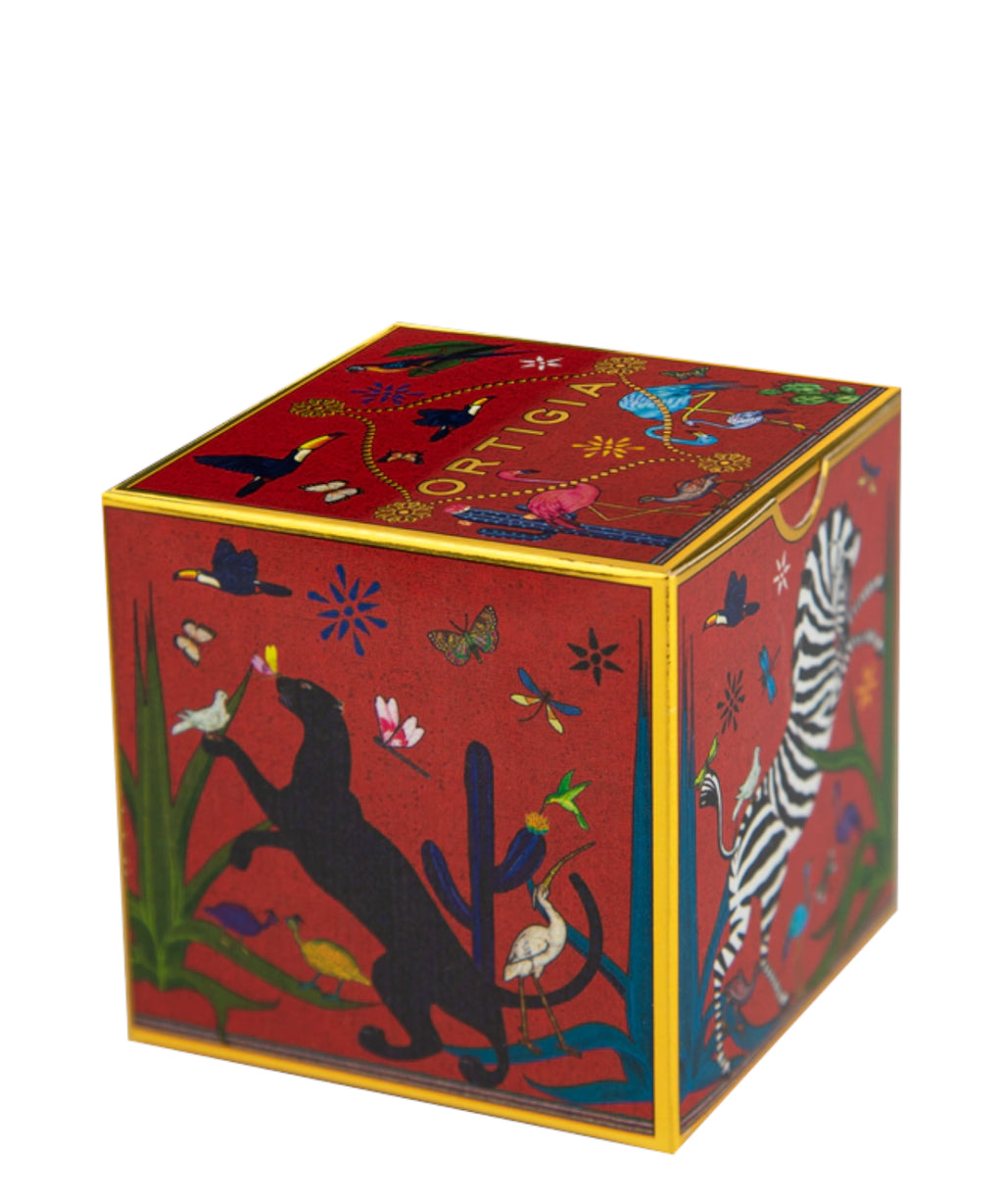 Ortigia Tazzina z ręcznie dekorowanej ceramiki z nadrukiem sitodrukowym w kolorze złotym 150 ml