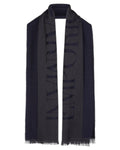 Sciarpa in Lana con Logo Jacquard-Emporio Armani-Sciarpe & stole-Vittorio Citro Boutique