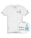 T-shirt “Weekend al Mare” con Stampa Gin Mare – Edizione Speciale-Mc2 Saint Barth-T-shirt-Vittorio Citro Boutique