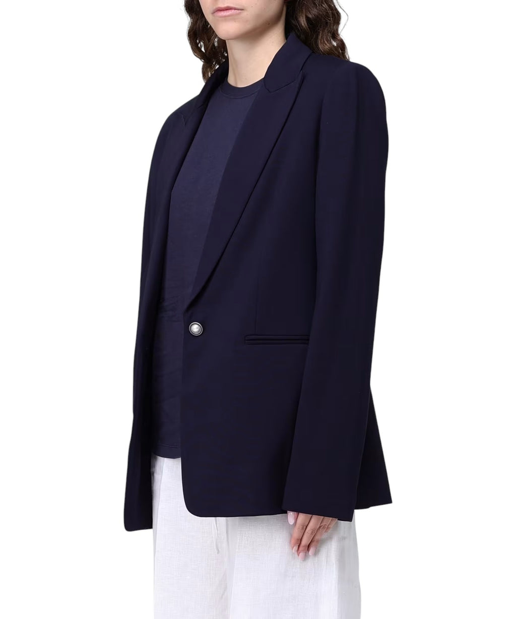 Twinset Oversized Blazer in Viscose Blend