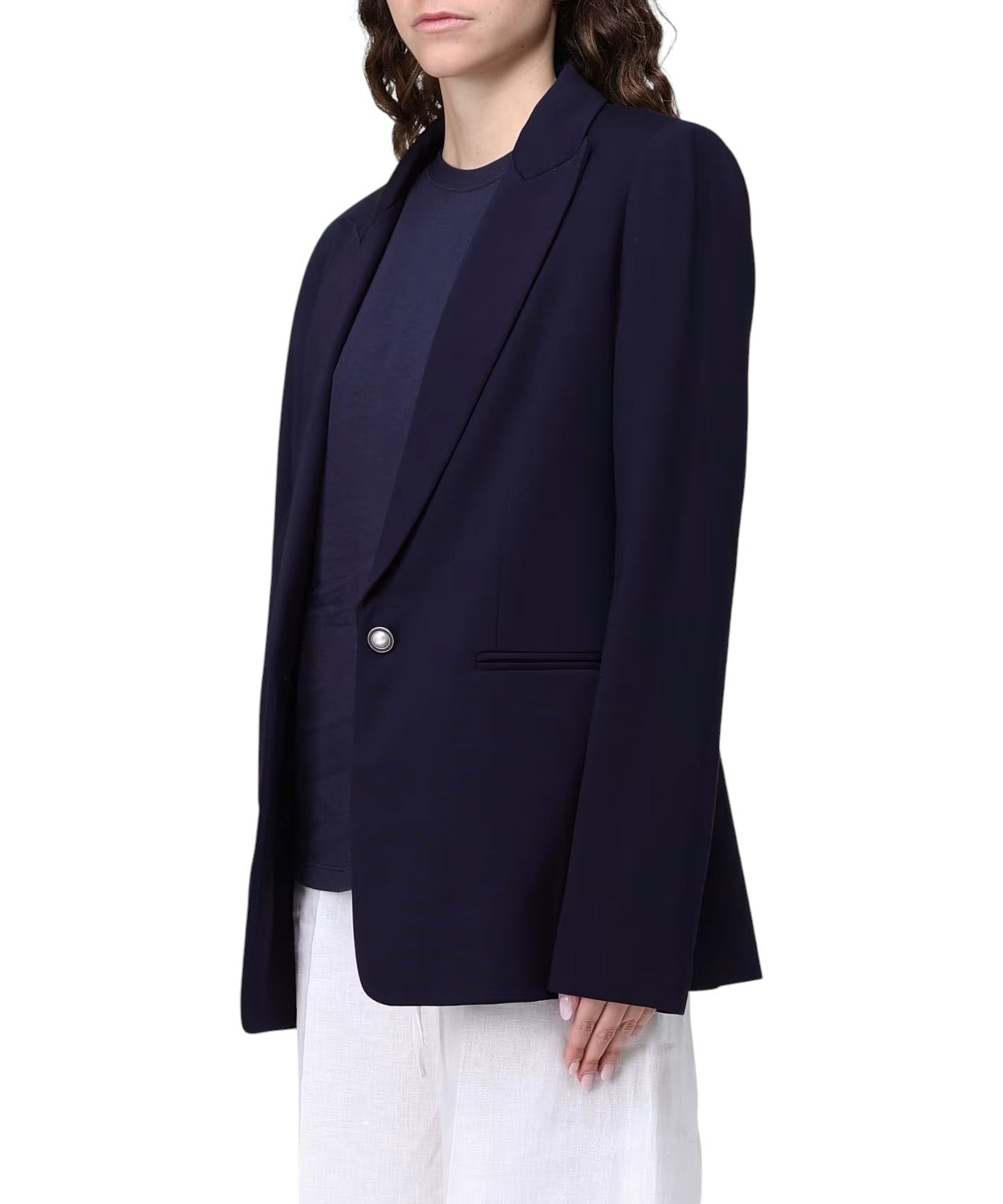 Twinset Oversized Blazer in Viscose Blend
