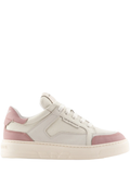 Sneakers in pelle con aquila sul back e dettagli a contrasto-Sneakers-Emporio Armani-Vittorio Citro Boutique