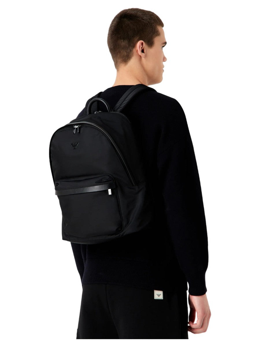 Zaino in nylon riciclato Armani Sustainability Values-Emporio Armani-Zaini-Vittorio Citro Boutique