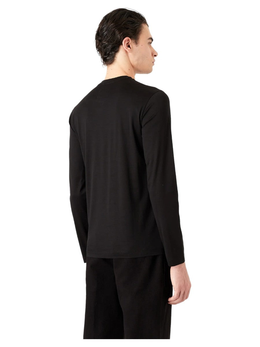 Maglia in jersey misto lyocell Armani Sustainability Values-Emporio Armani-Maglieria-Vittorio Citro Boutique