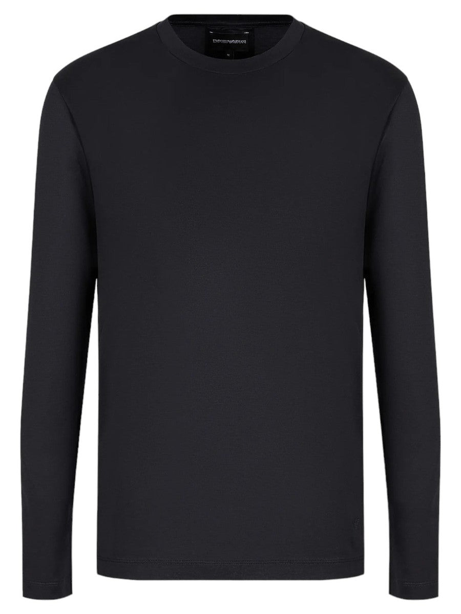 Maglia in jersey misto lyocell Armani Sustainability Values-Emporio Armani-Maglieria-Vittorio Citro Boutique