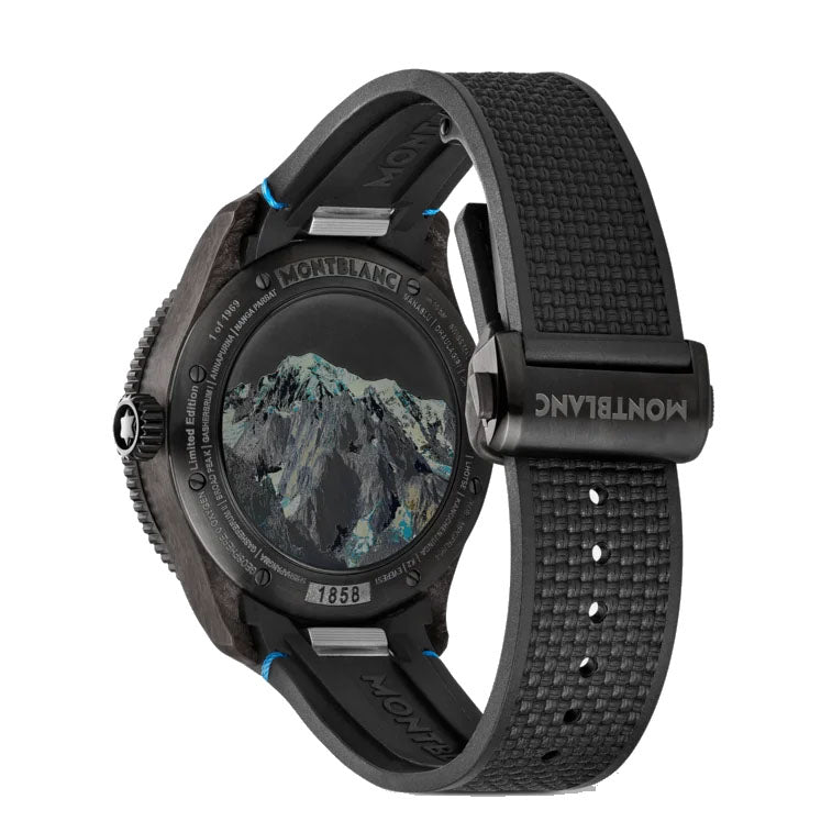 Montblanc 1858 Geosphere Carbo₂ 0 Oxygen 43mm Watch