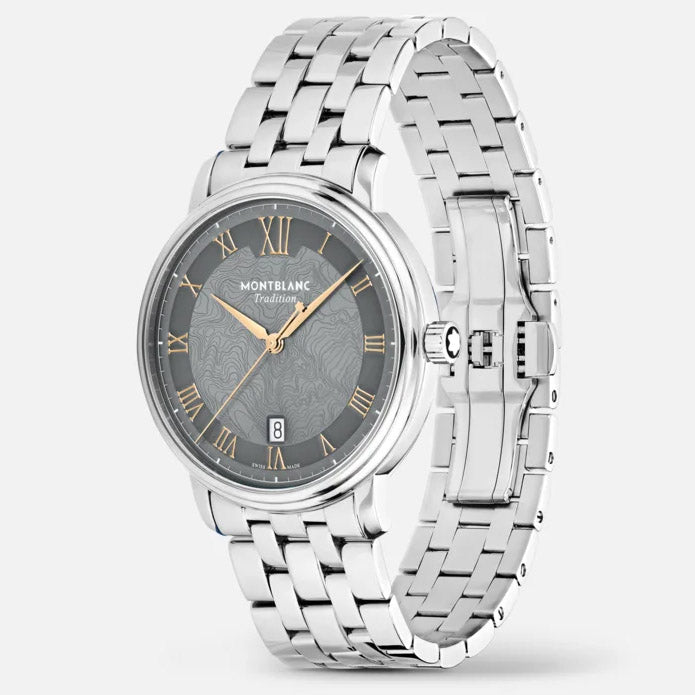 Montblanc Tradition Automatic Date 40 mm gray watch