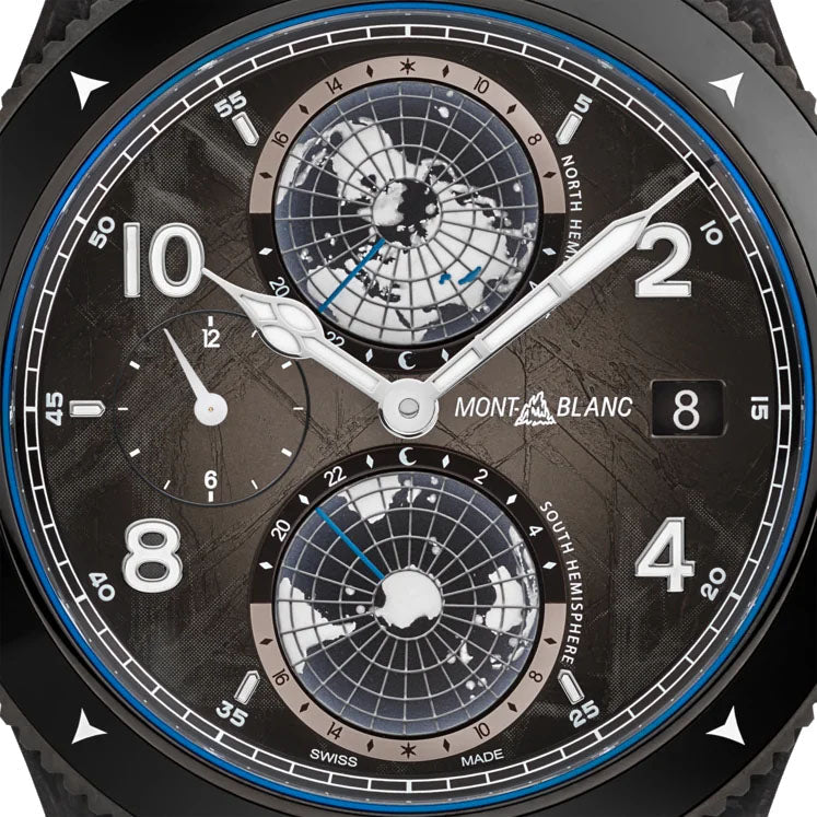 Montblanc 1858 Geosphere Carbo₂ 0 Oxygen 43mm Watch