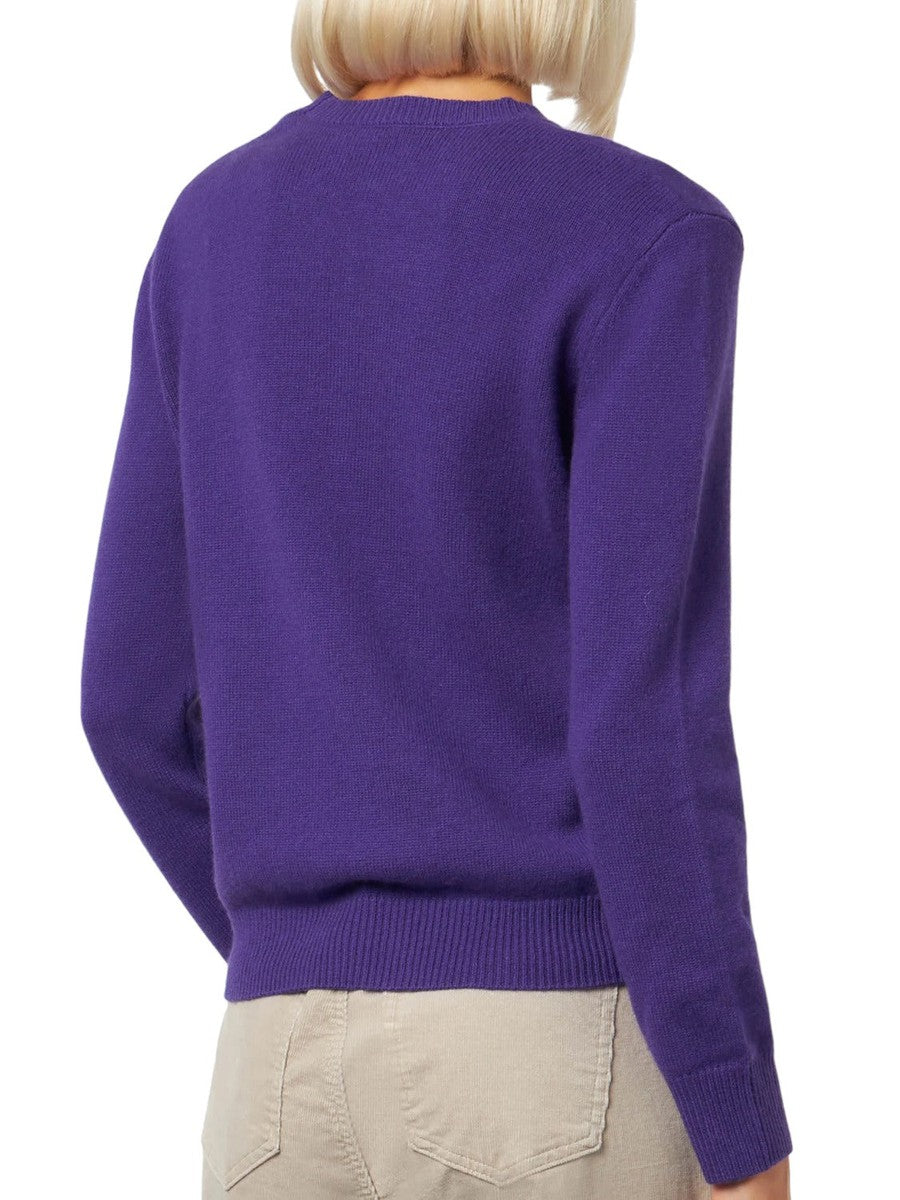 Maglia girocollo con ricamo St. Barth-Mc2 Saint Barth-Maglieria-Vittorio Citro Boutique