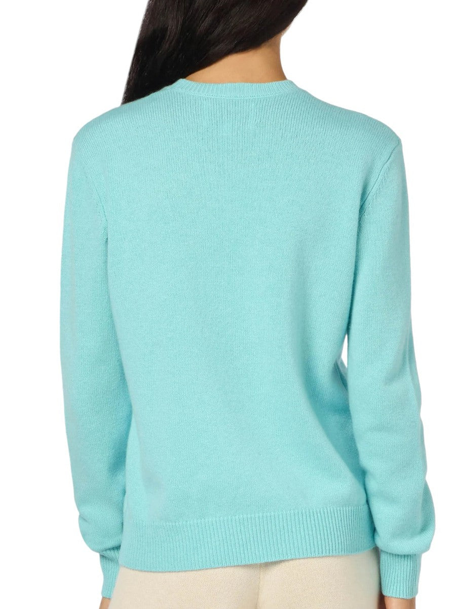 Maglia girocollo con ricamo St. Barth-Mc2 Saint Barth-Maglieria-Vittorio Citro Boutique