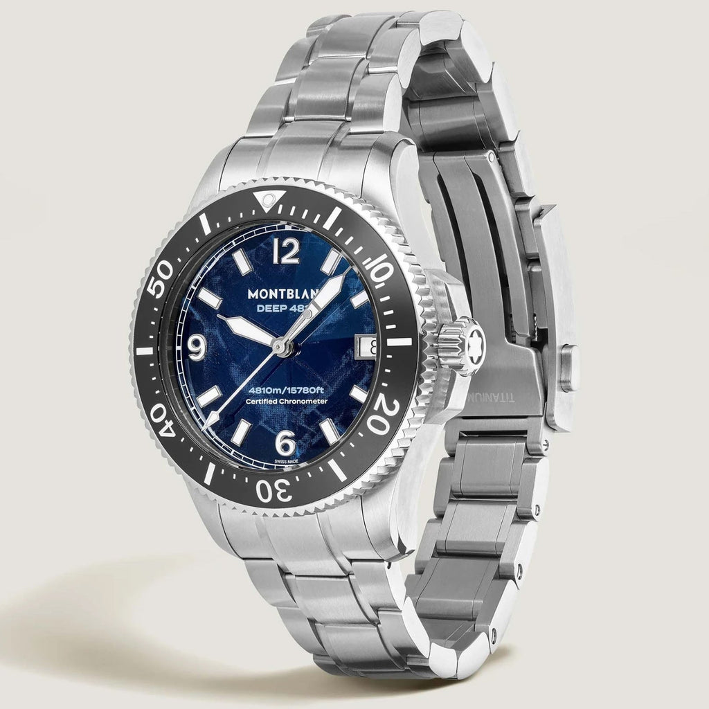 Montblanc Iced Sea automatic titanium watch 43mm