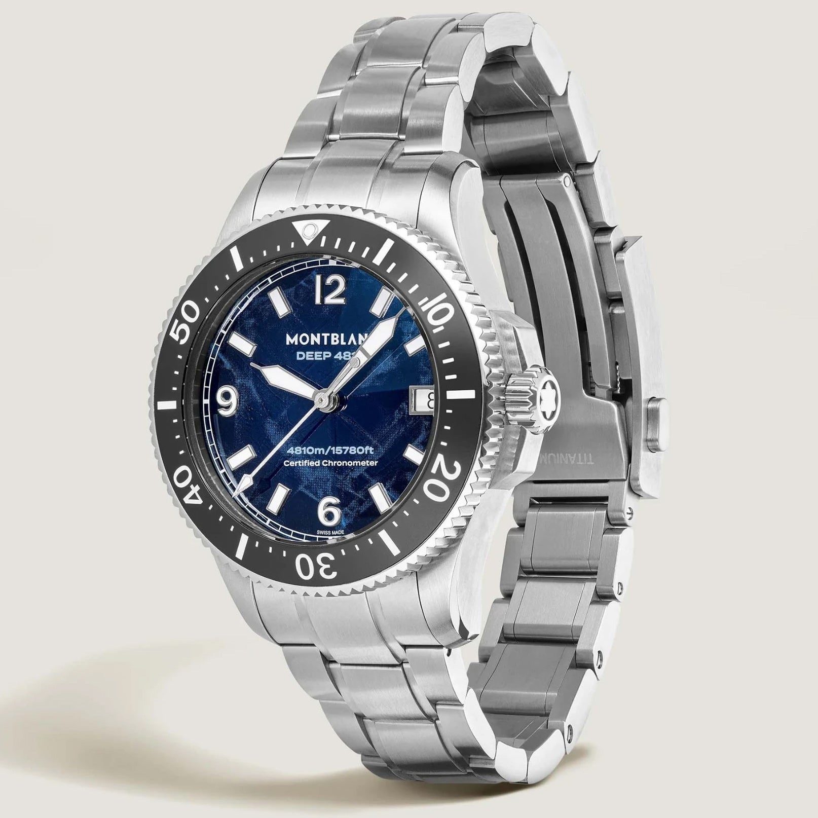 Montblanc orologio Iced Sea automatico titanio 43mm