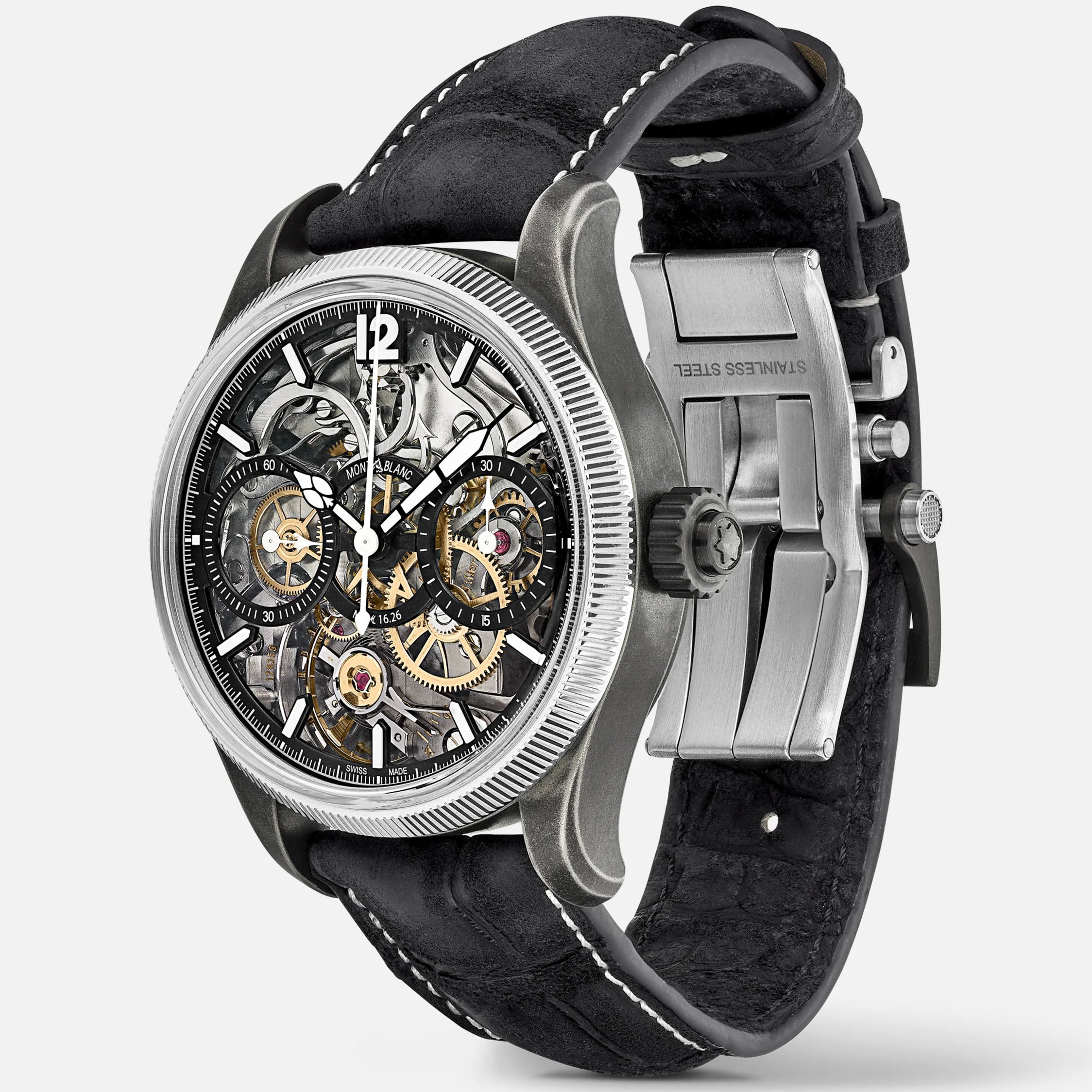 Montblanc orologio 1858 monopusher cronografo limitato 43mm