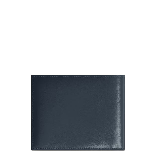 Montblanc portafoglio pelle Meisterstück blu elegante