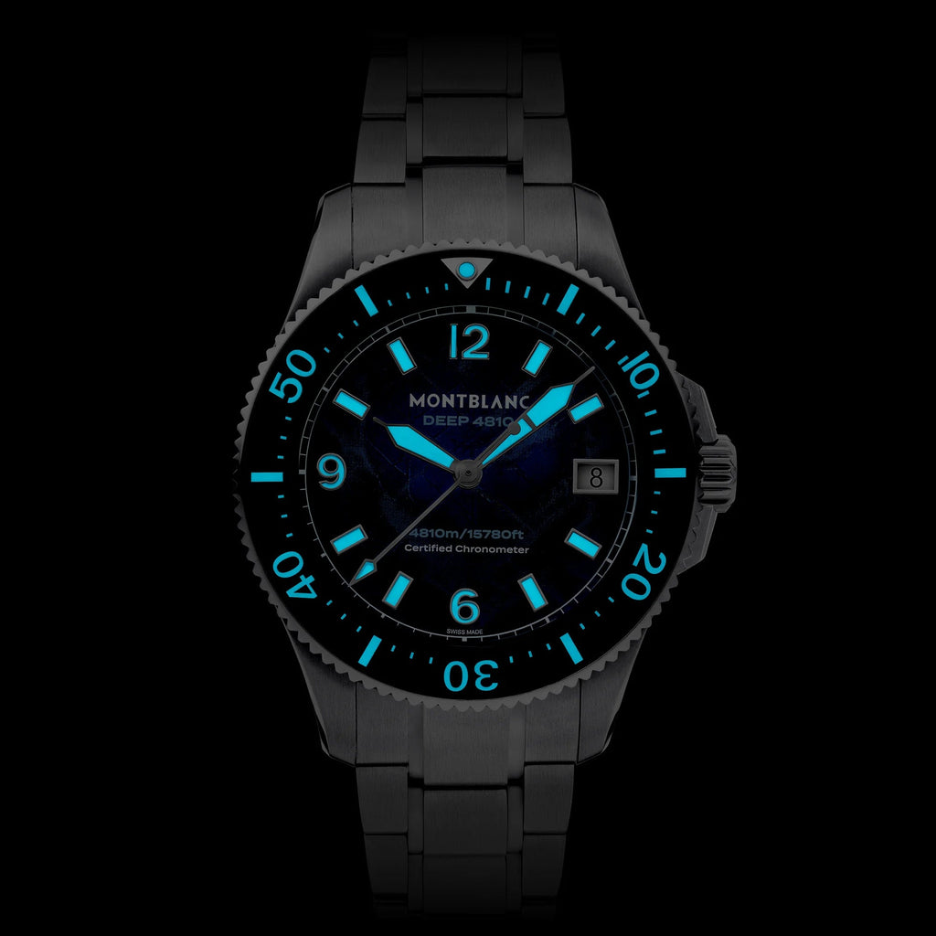 Montblanc Iced Sea automatic titanium watch 43mm
