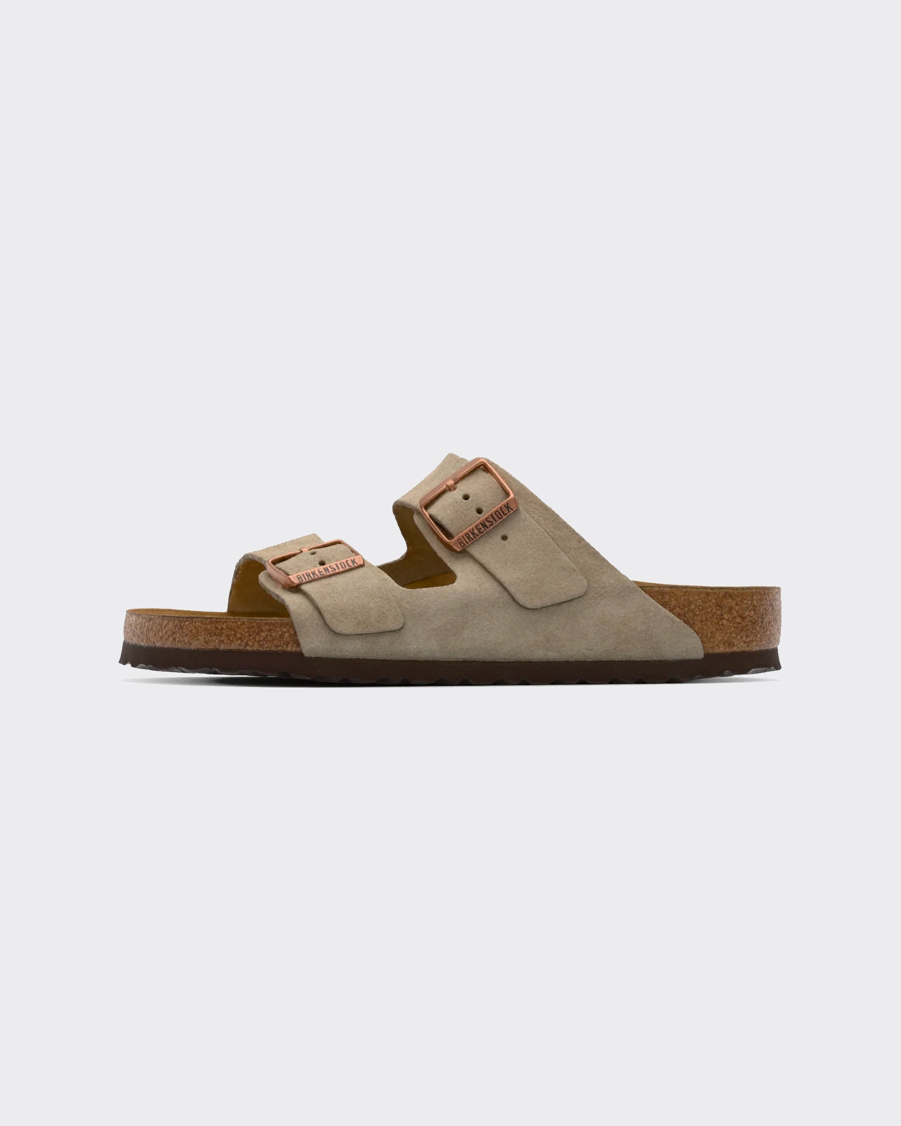 Sandali Birkenstock Arizona Suede Taupe
