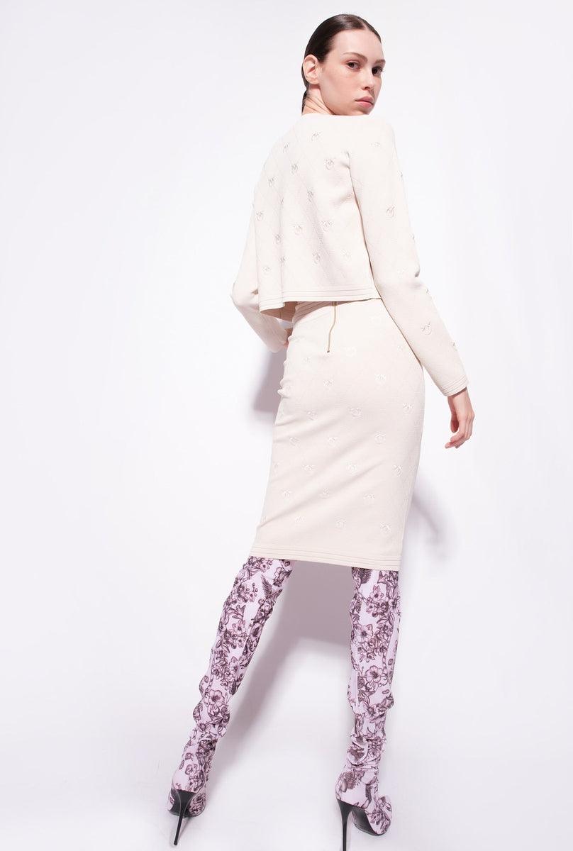 Gonna jacquard love birds - Vittorio Citro Boutique