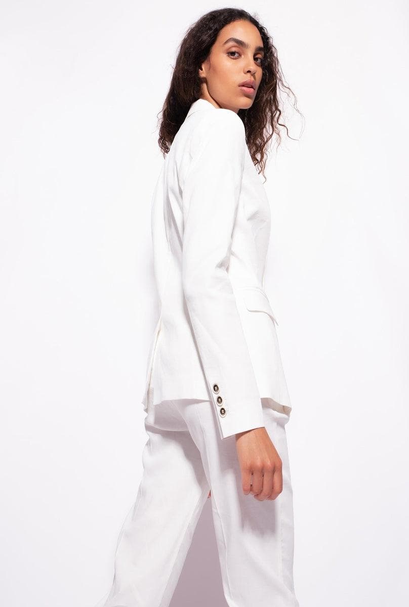 Pantaloni in lino CON CINTURA LOVE BIRDS - Vittorio Citro Boutique
