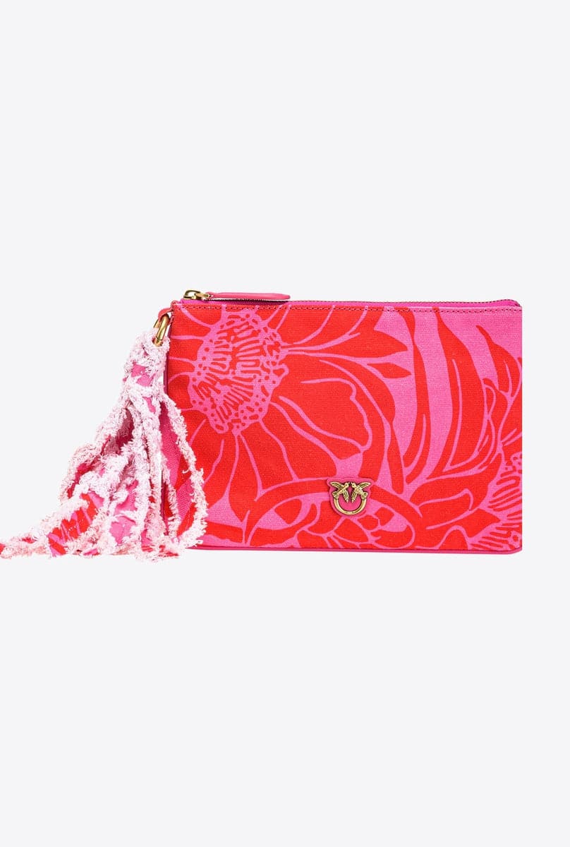 Flat in canvas-Pochette-Pinko-Vittorio Citro Boutique