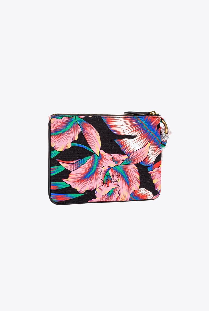 Flat in canvas-Pochette-Pinko-Vittorio Citro Boutique