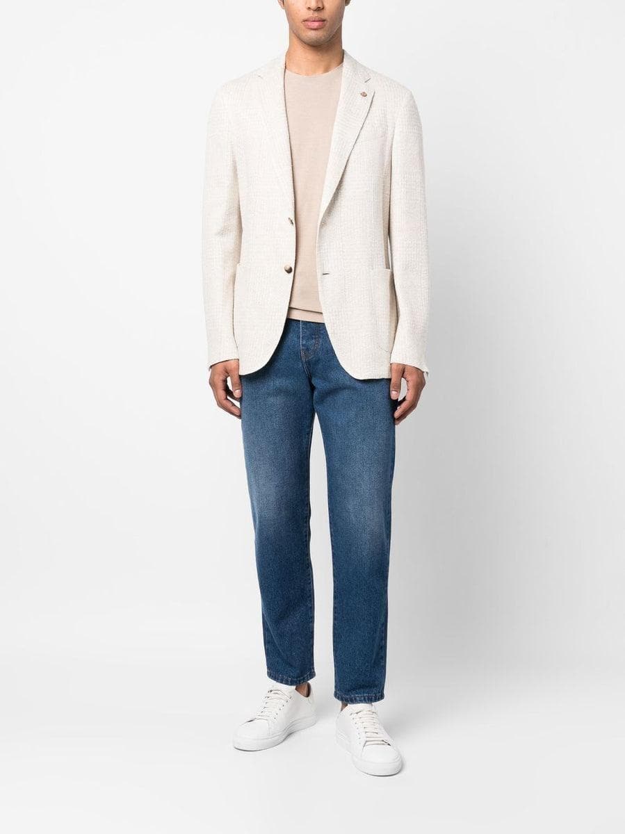 Blazer monopetto a quadri - Vittorio Citro Boutique