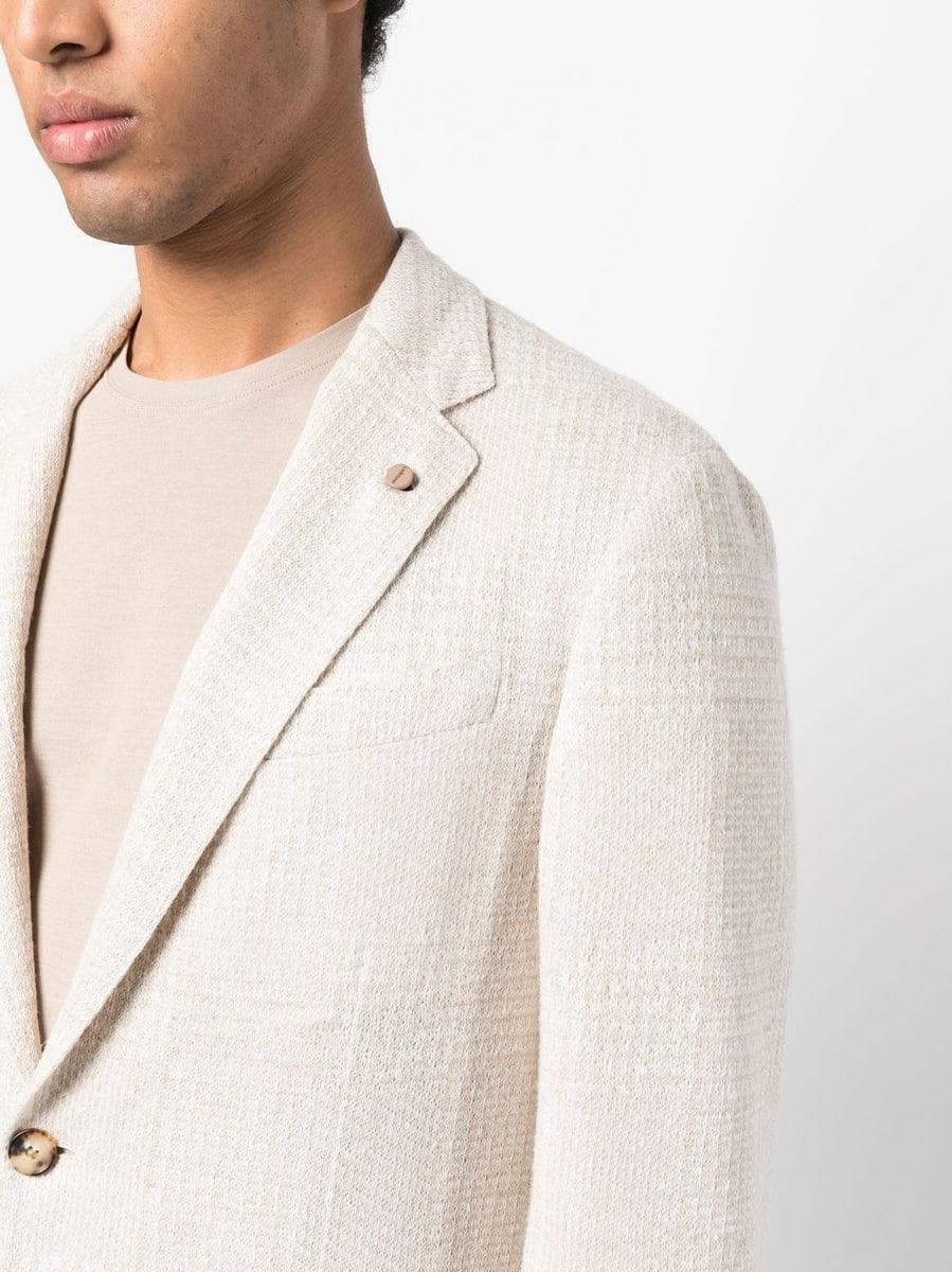 Blazer monopetto a quadri - Vittorio Citro Boutique