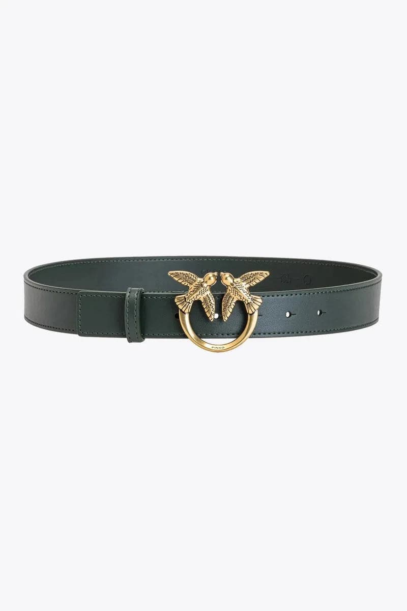 CINTURA LOVE BIRDS IN PELLE H3 - Vittorio Citro Boutique
