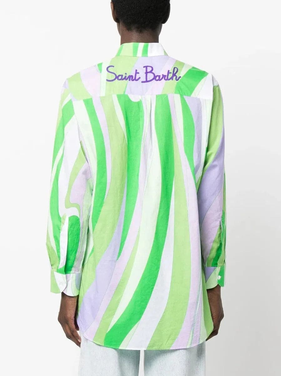 Camicia con stampa-Camicie-Mc2 Saint Barth-Vittorio Citro Boutique