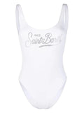 Costume da bagno con logo impreziosito da strass-Costumi da bagno-Mc2 Saint Barth-Vittorio Citro Boutique