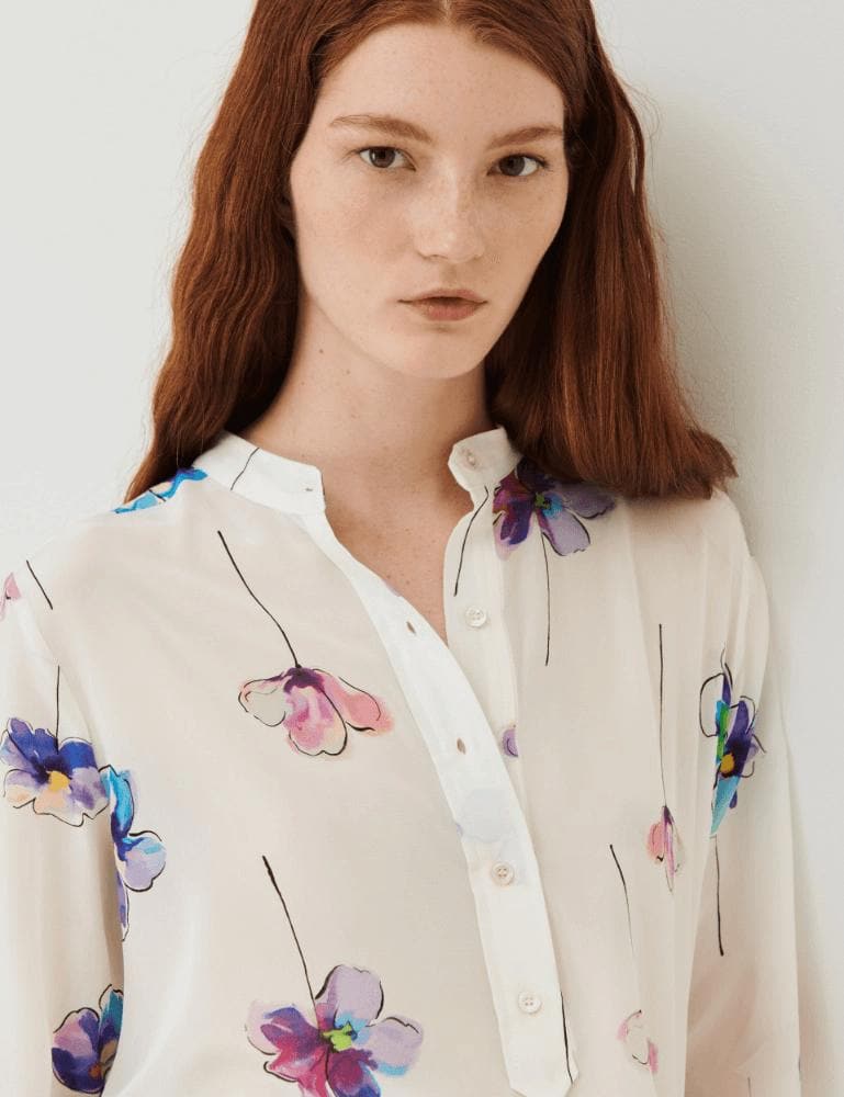 Blusa a fantasia - Vittorio Citro Boutique