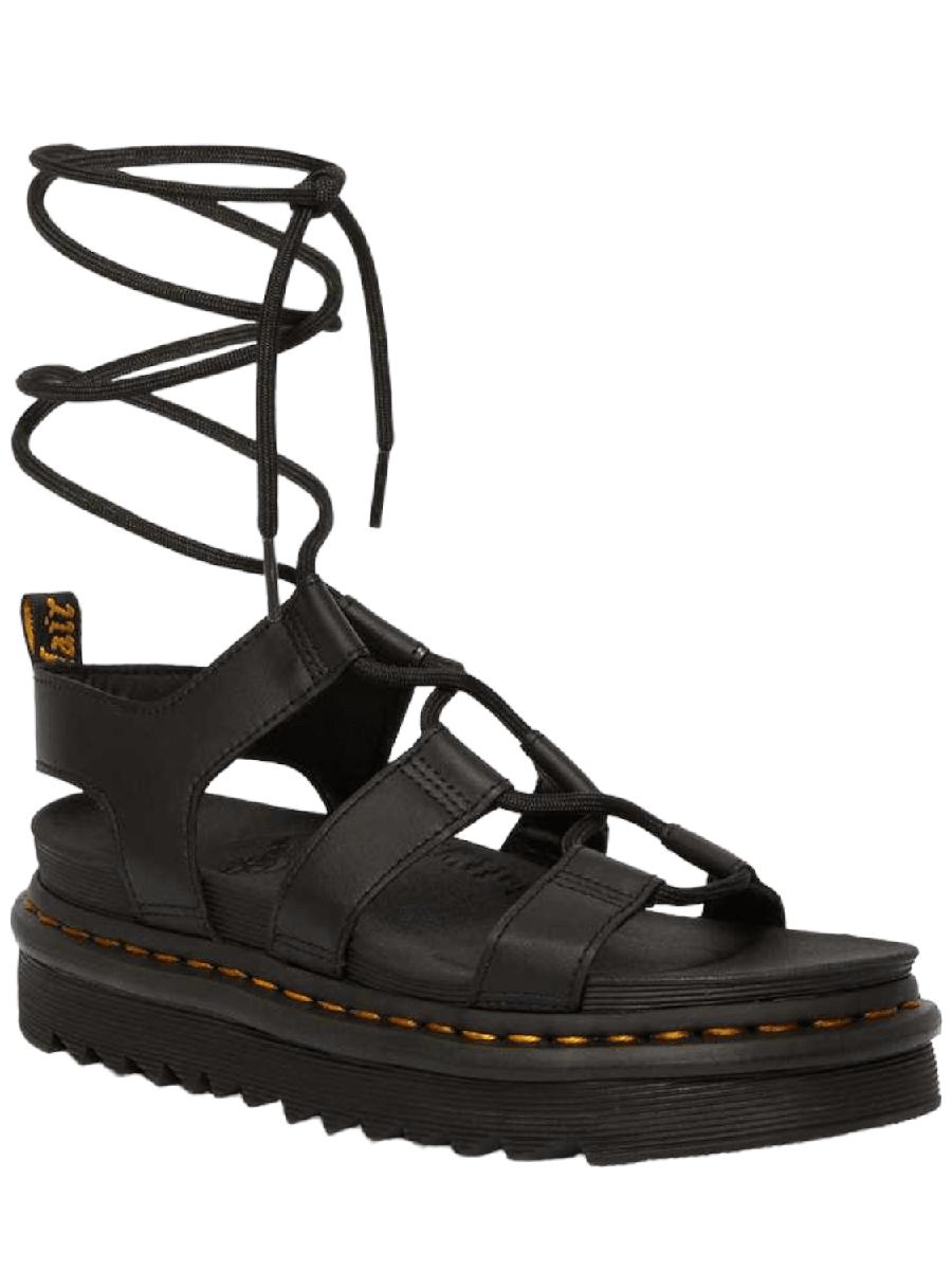 Sandali Nartilla in pelle con lacci - Vittorio Citro Boutique