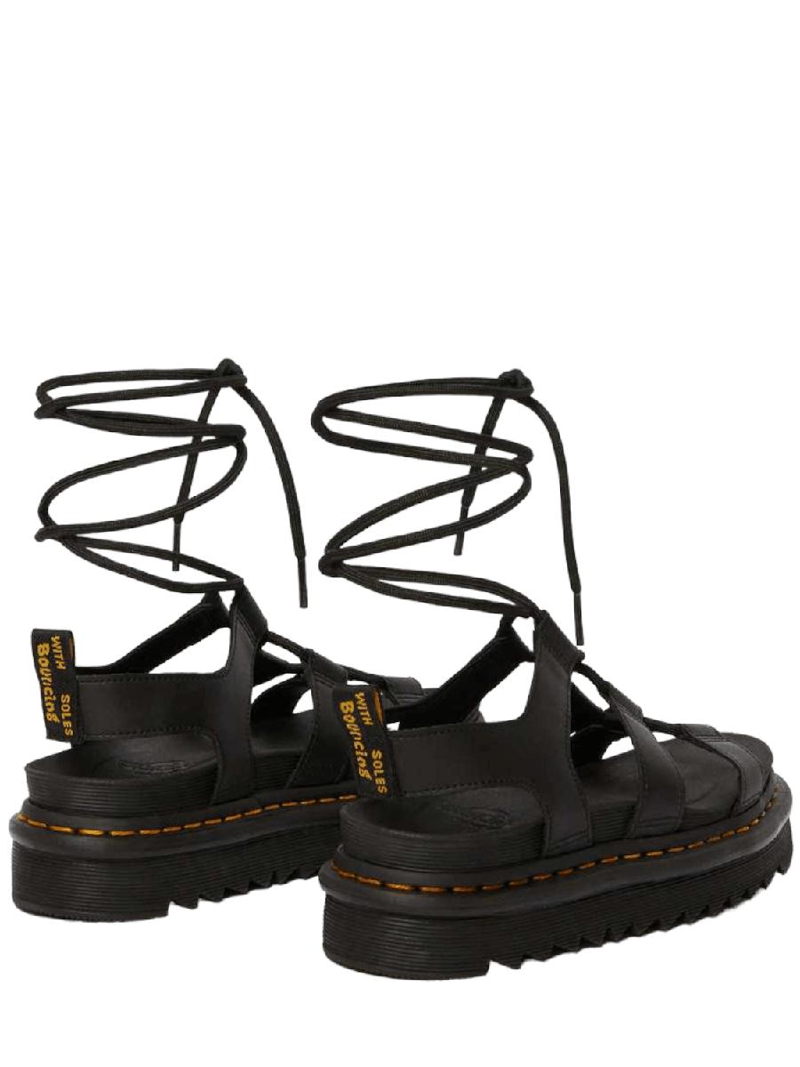 Sandali Nartilla in pelle con lacci - Vittorio Citro Boutique