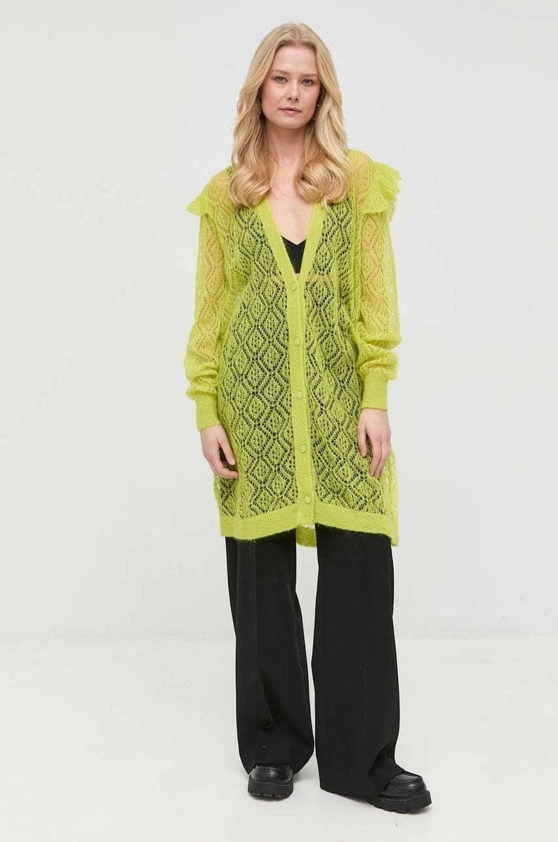 Maxi cardigan in lana - Vittorio Citro Boutique