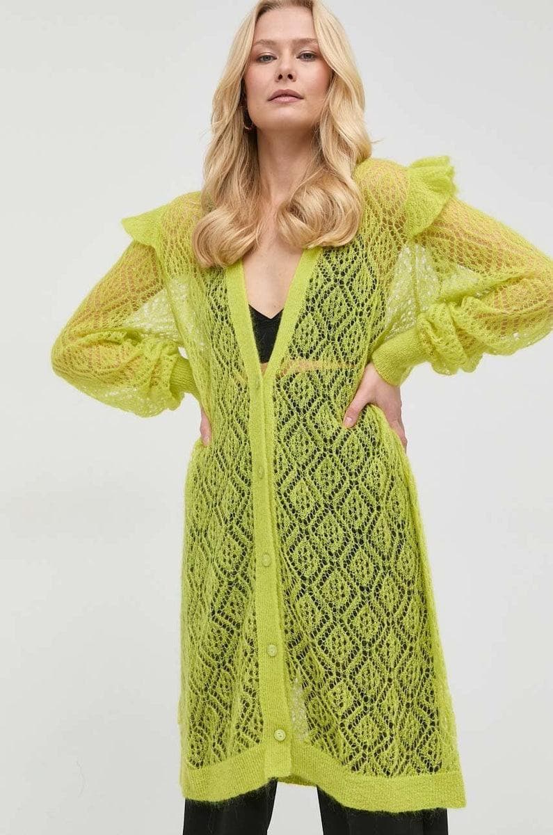 Maxi cardigan in lana - Vittorio Citro Boutique