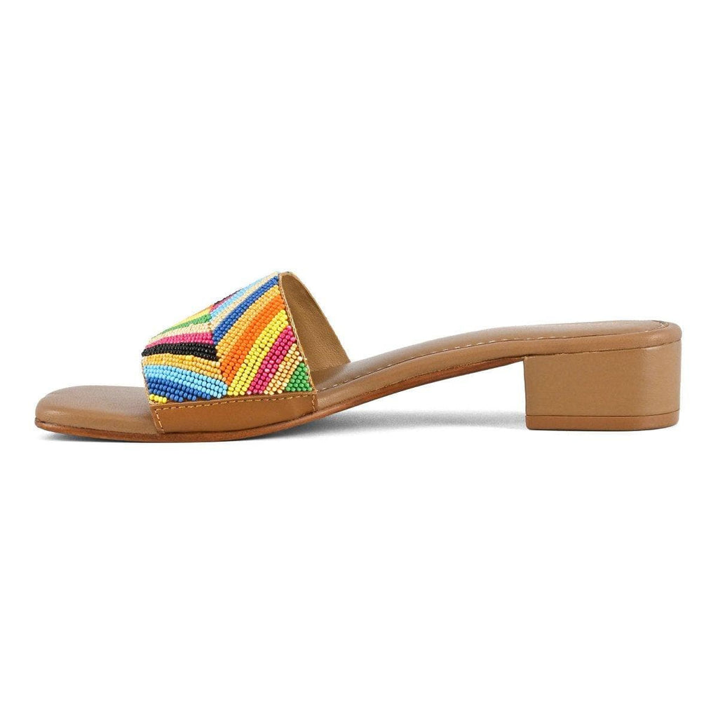 SANDALO TACCO CON PERLINE - Vittorio Citro Boutique