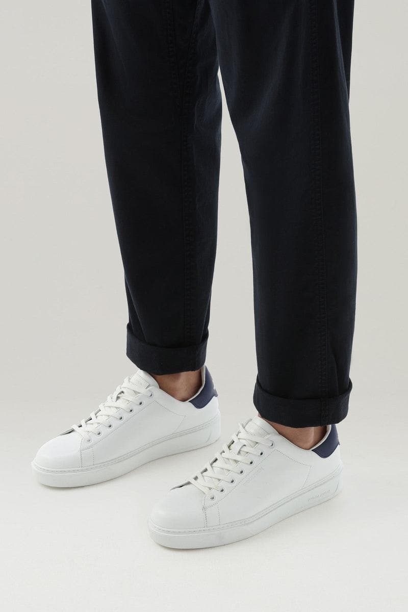 Sneakers Classic Court in morbida pelle con dettagli a contrasto - Vittorio Citro Boutique