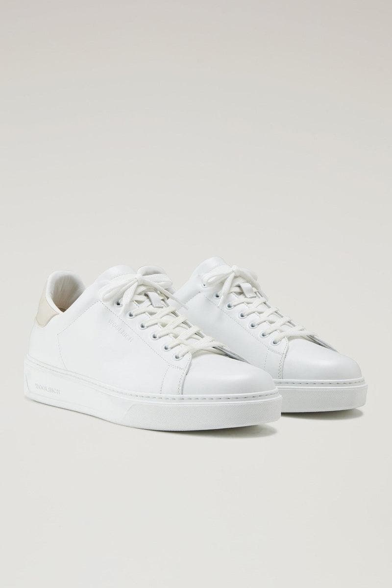 Sneakers Classic Court in morbida pelle con dettagli a contrasto - Vittorio Citro Boutique