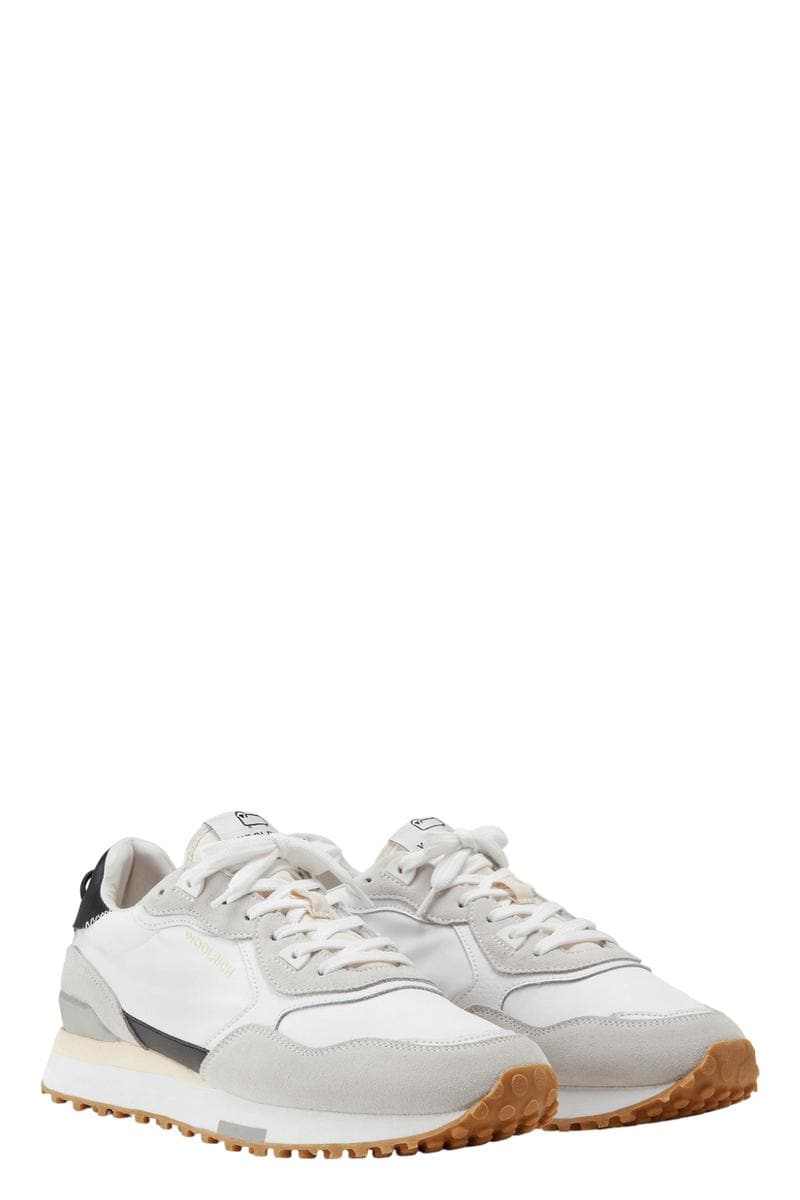 Sneakers Retro in pelle con dettagli in nylon - Vittorio Citro Boutique