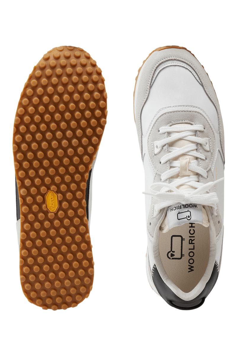 Sneakers Retro in pelle con dettagli in nylon - Vittorio Citro Boutique