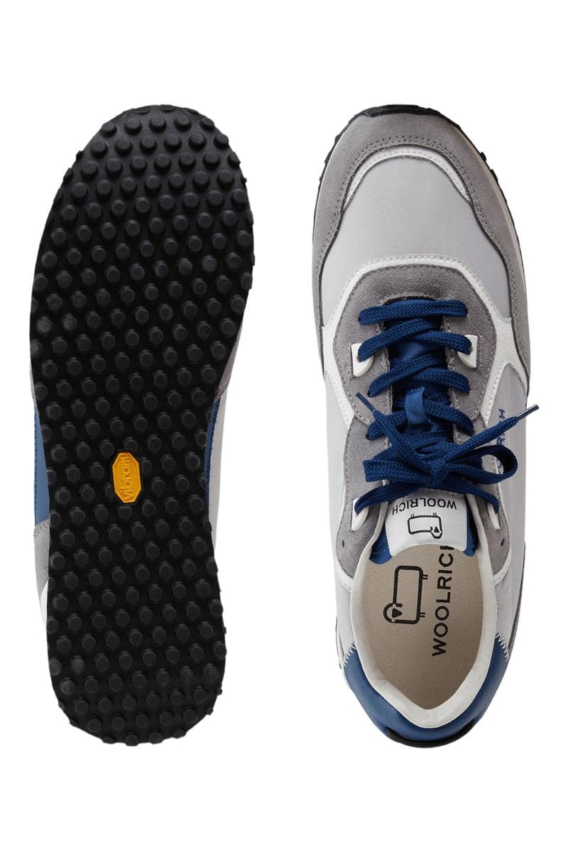 Sneakers Retro in pelle con dettagli in nylon - Vittorio Citro Boutique