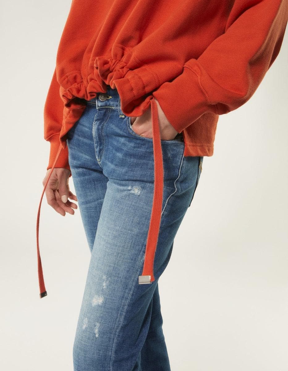 Jeans Rose slim in denim stretch - Vittorio Citro Boutique