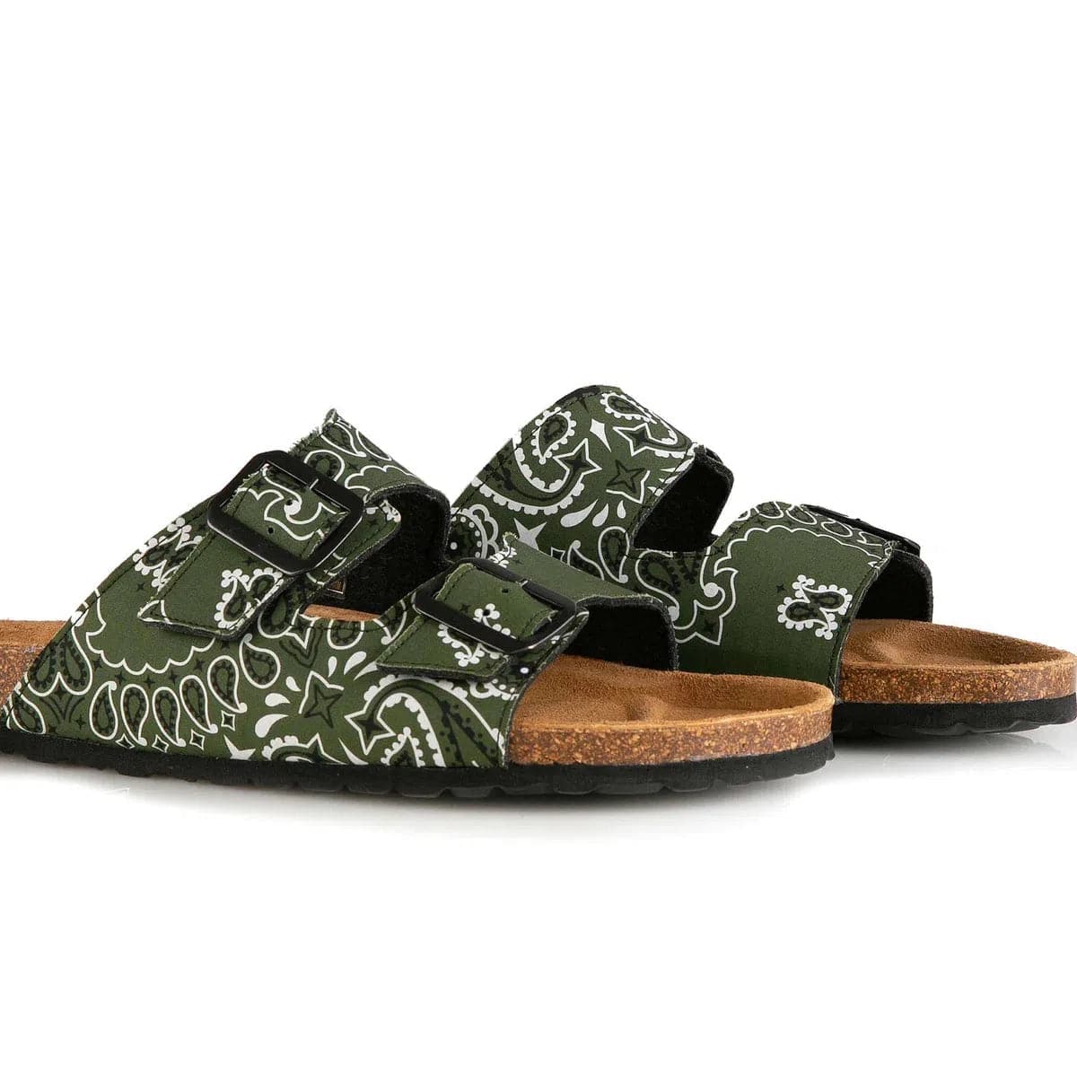 Sandali uomo con stampa bandana-Sandali-Mc2 Saint Barth-Vittorio Citro Boutique