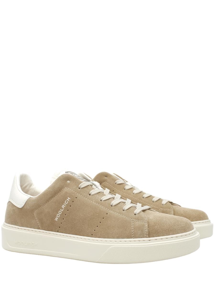 Sneakers Classic Court in pelle scamosciata con dettagli a contrasto - Vittorio Citro Boutique