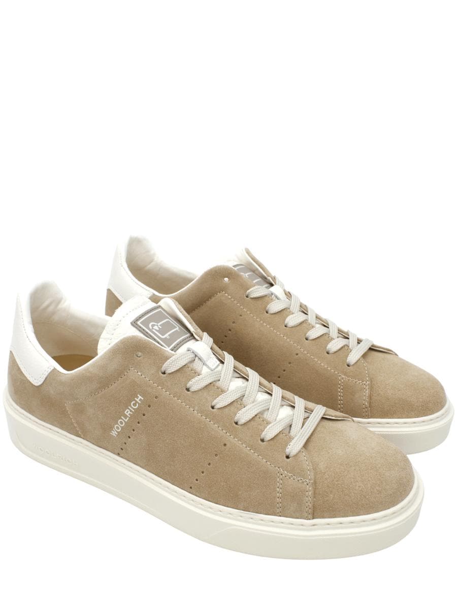 Sneakers Classic Court in pelle scamosciata con dettagli a contrasto - Vittorio Citro Boutique